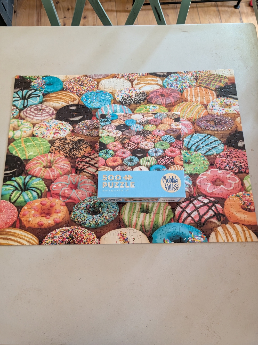 Cobble Hill Donut Assortment 500-Piece Puzzle